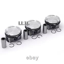 3pcs Engine Pistons Rings Set For Mini Cooper One F55 F56 Peugeot B38 1.2 THP