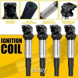 4 PACK 3 Pins Ignition Coil For Mini R56 Cooper S Benchmark Performance Upgrated