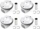 4 Pcs Piston Ring Set Replace Compatible With Mini Cooper Countryman Peugeot