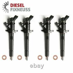 4x Injector Ford Peugeot Volvo Citröen 1,6 TDCI HDI 0445110259