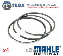 4x MAHLE ORIGINAL ENGINE PISTON RING SET 081 RS 00104 0N0 I NEW OE REPLACEMENT