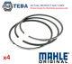 4x Mahle Original Engine Piston Ring Set 081 Rs 00104 0n0 I New Oe Replacement