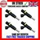 4x New Petrol Fuel Injector Fits Mini R56 Cooper 2006-2013 13537528176