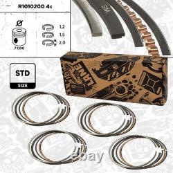 4x Piston Ring Set R1010200 Mini Cooper S R56 N14B16A, Citroen Berlingo 1,6VTi 4x Piston Ring Set R1010200 Mini Cooper S R56 N14B16A, Citroen Berlingo 1,6VTi