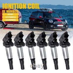 6x Ignition Coil For 2006-2011 Mini Cooper Countryman Paceman 1.6L 12137575010