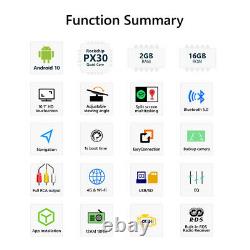 CAM+DVR+10.1 Car GPS Device Android 10 Radio Double Din Bluetooth Apple Carplay