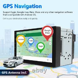CAM+OBD+2 DIN Android 10 8Core 7 Car Stereo Radio GPS Sat Nav FM DAB+ Bluetooth