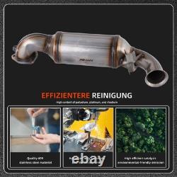 Catalytic Converter + Fit Kit For Mini Cooper S Countryman ALL4 R60 1.6 Front