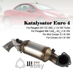 Catalytic Converter For Peugeot 207 308 1.6 Mini Cooper S Clubman Citoren C4