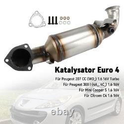 Catalytic Converter For Peugeot 207 308 1.6 Mini Cooper S Clubman Citoren C4 QD