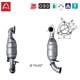 Catalytic Converter For Citroen C4 Mini Cooper S Peugeot 207 308 I 1598 Cc