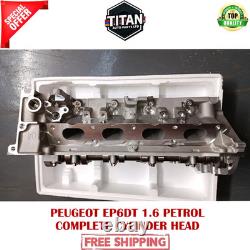 Citroen Peugeot Ep6dt 1.6 Mini Cooper N14b16a Complete Cylinder Head & Rebuild