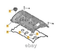 Cylinder Head Rocker Valve Cover and Gasket Mini Cooper 11127646554 New 1.4 1.6