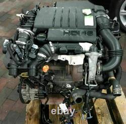 ENGINE CITROEN 1.6 HDI 9HZ CITROEN PEUGEOT MINI COOPER 81k MILES INCOMPLETE
