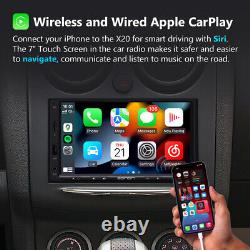 Eonon X20 Double DIN 7 QLED Car Radio Stereo Android Auto CarPlay Sat Nav Audio
