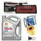 Fits Mini Cooper S Coupe 10-15 Pipercross Service Kit 5l Shell Hx8 Air Oil