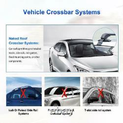 For MINI COOPER R50 R52 R53 41.3 105cm Cross Bar Luggage Carrier Top Roof Rack