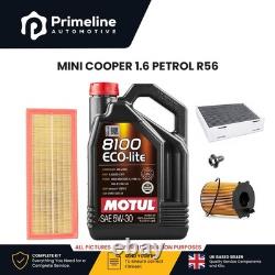 For Mini Cooper 1.6 Petrol R56 Service Kit With 5 Litres Motul Engine Oil