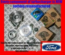 Ford Focus 1.6 TDCI Turbocharger C-max Mondeo 753420 DV6TED4 Turbo + Gaskets. 01