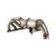 N12b16a Engine Exhaust Catalytic Converter For Mini Cooper R56 1.6 18407563247
