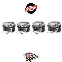 New 4x 77.00mm Piston & Ring For Mini Cooper Peugeot Citroen 1.6 Thp N12 N16 Ep6