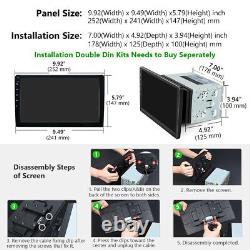 OBD+DVR+CAM+ Android 10.1 Double Din Touchscreen Car Audio In-Dash Units Stereo