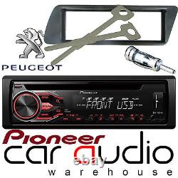 Peugeot 306 Pioneer CD MP3 USB AUX Amber Car Stereo Radio Player & Fitting Kit