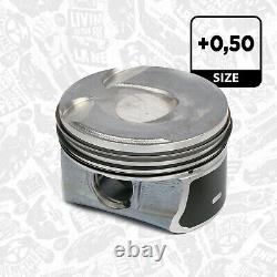 Piston Ø 3 1/16in for Mini Peugeot Citroen 1,6 THP 16V C4 R56 851975 1613665180