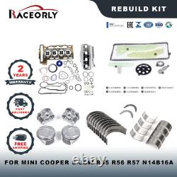 RACEORLY Engine Rebuild Kit For Mini Cooper Clubman S JCW R55 R56 R57 N14B16A