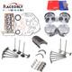 Raceorly Engine Rebuild Piston Valve Kit For Mini Cooper R55 R56 N12 N16 1.6 Set