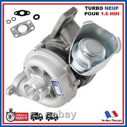 Turbocharger New for Citroen C3 C4 C5 Peugeot 207 308 407 1.6 HDI 110 Cv