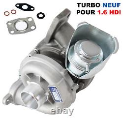 Turbocharger New for Citroen C3 C4 C5 Peugeot 207 308 407 1.6 HDI 110 Cv