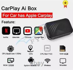 Version 4+32GB Quad-Core For Carplay Ai Box Android System Wireless Mirror Link