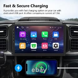 Wireless CarPlay Android Auto 10.1 2Din Car Stereo Radio GPS Sat Nav Bluetooth