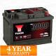 Yuasa Car Battery Calcium Black Case 12v 680cca 76ah T1 For Peugeot 308 1.6 Hdi